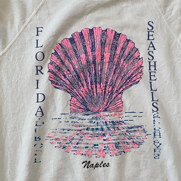 Vintage Naples Florida Travel 1980s Summer Pullover Crewneck Sweatshirt - Picture 3 of 7